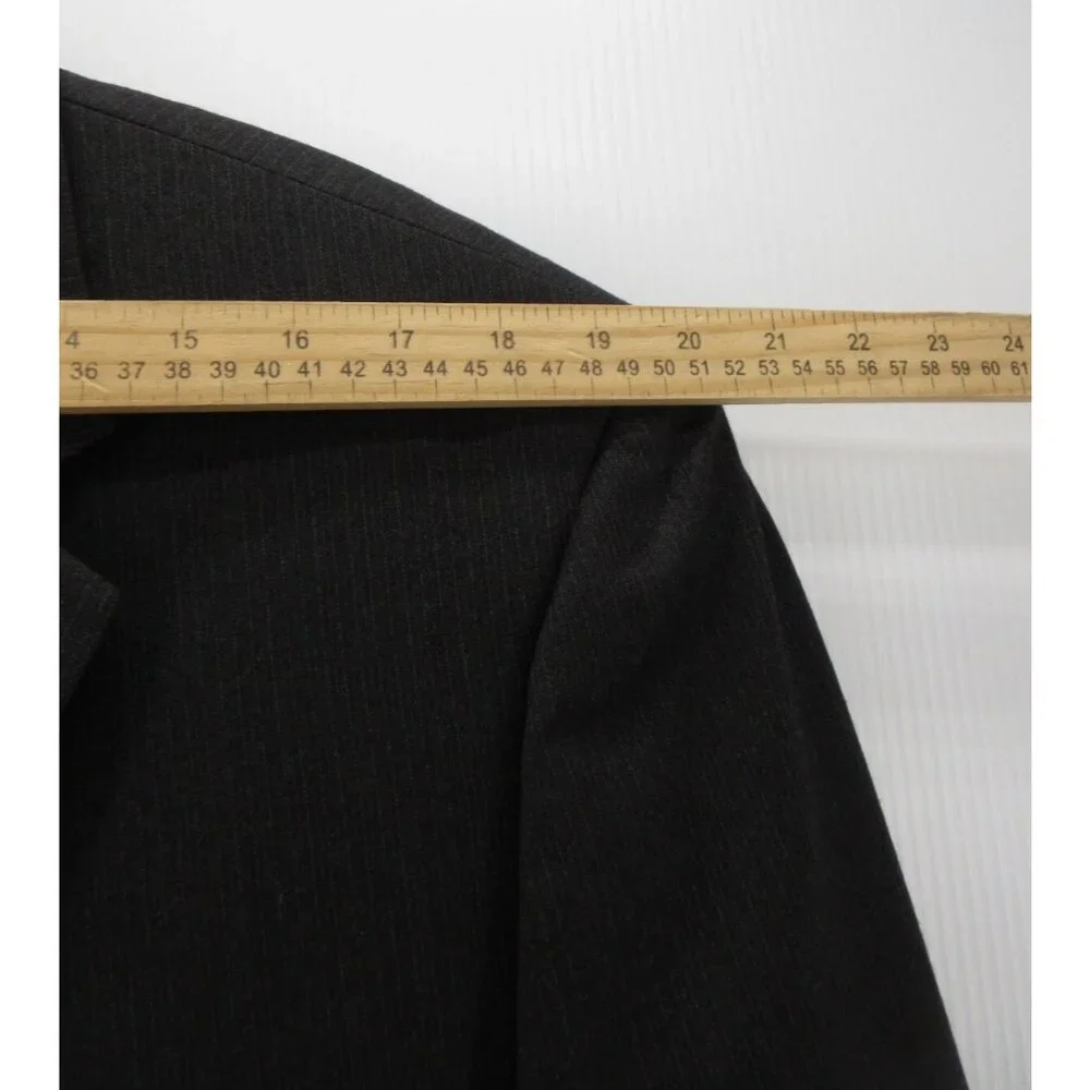 Missoni Sport Coat 44 Long Blazer Virgin Wool Jacket Pinstripe Lined